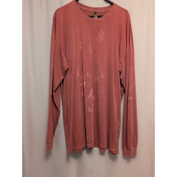 Beck Long Sleeve XL Concert T Shirt Front Back Sleeves Graphics 2019 tour faded - Picture 2 of 8